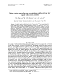 Cover page: Dietary carbon sources for deep-sea organisms as inferred from their organic radiocarbon activities