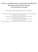 Cover page: Particle size-controllable microwave-assisted solvothermal synthesis of the high-voltage cathode material LiCoPO4 using water/ethylene glycol solvent blends