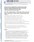 Cover page: A Phase IIa Trial of Metformin for Colorectal Cancer Risk Reduction among Individuals with History of Colorectal Adenomas and Elevated Body Mass Index