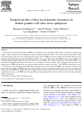 Cover page: Temporal profile of hilar basal dendrite formation on dentate granule cells after status epilepticus