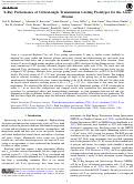 Cover page: X-Ray Performance of Critical-angle Transmission Grating Prototypes for the Arcus Mission