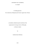 Cover page: Un-Settling Questions: The Construction of Indigeneity and Violence Against Native Women