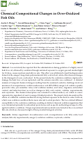 Cover page: Chemical Compositional Changes in Over-oxidized Fish Oils.