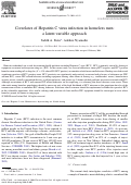 Cover page: Correlates of Hepatitis C virus infection in homeless men: a latent variable approach