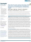 Cover page: Water, Water Everywhere, but Every Drop Unique: Challenges in the Science to Understand the Role of Contaminants of Emerging Concern in the Management of Drinking Water Supplies.