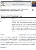 Cover page: Marijuana use among US tobacco users: Findings from wave 1 of the population assessment of tobacco health (PATH) study