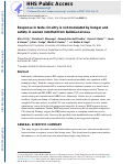 Cover page: Response in Taste Circuitry is not Modulated by Hunger and Satiety in Women Remitted From Bulimia Nervosa