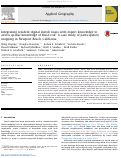 Cover page: Integrating resident digital sketch maps with expert knowledge to assess spatial knowledge of flood risk: A case study of participatory mapping in Newport Beach, California