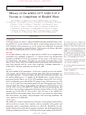 Cover page: Efficacy of the mRNA-1273 SARS-CoV-2 Vaccine at Completion of Blinded Phase