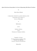 Cover page: Quasi-Variational Inequalities for Source-Expanding Hele-Shaw Problems