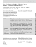 Cover page: Cost-Effectiveness Analysis of Surgical versus Medical Treatment of Prolactinomas