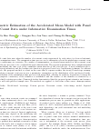 Cover page: Semiparametric Estimation of the Accelerated Mean Model with Panel Count Data Under Informative Examination Times