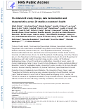 Cover page: The InterLACE study: Design, data harmonization and characteristics across 20 studies on women’s health