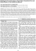 Cover page: Modeling the Economic Impact of Feral Swine-Transmitted Foot-and-Mouth Disease: A Case Study from Missouri