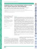 Cover page: Longitudinal study of acute haematologic toxicity in cervical cancer patients treated with chemoradiotherapy