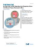 Cover page: An FAK-YAP-mTOR Signaling Axis Regulates Stem Cell-Based Tissue Renewal in Mice