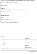 Cover page: Improving Quantification of Prostate-Specific Membrane Antigen (PSMA) - Positron Emission Tomography (PET) Clinical Data