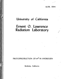 Cover page: PHOTOPRODUCTION OF n+ IN HYDROGEN