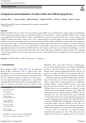 Cover page: Comparison and evaluation of state-of-the-art LSM merge policies