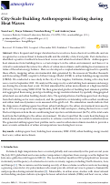 Cover page: City-Scale Building Anthropogenic Heating during Heat Waves