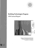 Cover page: Building Technologies Program - 1994 Annual Report