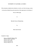 Cover page: Electrochemistry and photoelectrochemistry in carbon cycle relevant energy systems