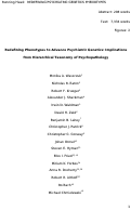 Cover page: Redefining Phenotypes to Advance Psychiatric Genetics: Implications From Hierarchical Taxonomy of Psychopathology