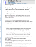 Cover page: Complexities of gene expression patterns in natural populations of an extremophile fish (Poecilia mexicana, Poeciliidae)