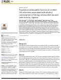 Cover page: Population attributable fraction of incident HIV infections associated with alcohol consumption in fishing communities around Lake Victoria, Uganda