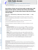 Cover page: Associations of tumor necrosis factor alpha receptor type 1 with kidney function decline, cardiovascular events, and mortality risk in persons with coronary artery disease: Data from the Heart and Soul Study