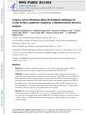 Cover page: Surgery Versus Interferon Alpha-2b Treatment Strategies for Ocular Surface Squamous Neoplasia