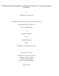 Cover page: Understanding and Designing Convolutional Networks for Local Recognition Problems