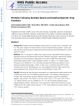 Cover page: Mortality Following Nonfatal Opioid and Sedative/Hypnotic Drug Overdose