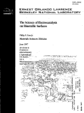 Cover page: The science of electrocatalysis on bimetallic surfaces