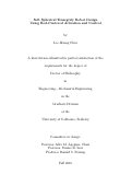 Cover page: Soft Spherical Tensegrity Robot Design Using Rod-Centered Actuation and Control