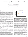 Cover page: Quasi-ASICs: Trading Area for Energy by Exploiting Similarity in Synthesized Cores for Irregular Code