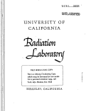 Cover page: THE ""COSMIC RAY"" EFFECT IN PHOTOMULTIPLIER TUBES