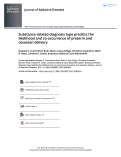 Cover page: Substance-related diagnosis type predicts the likelihood and co-occurrence of preterm and cesarean delivery