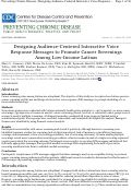 Cover page: Designing audience-centered interactive voice response messages to promote cancer screenings among low-income Latinas.