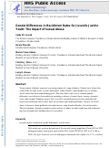 Cover page: Gender Differences in Recidivism Rates for Juvenile Justice Youth: The Impact of Sexual Abuse