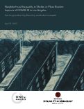 Cover page: Neighborhood Inequality in Shelter-in-Place Burden: Impacts of COVID-19 in Los Angeles