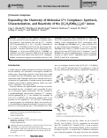 Cover page: Expanding the Chemistry of Molecular U(2+) Complexes: Synthesis, Characterization, and Reactivity of the {[C5 H3 (SiMe3 )2 ]3 U}(-) Anion.