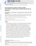 Cover page: Race-Dependent Association of Single-Nucleotide Polymorphisms in TrkB Receptor in People Living with HIV and Depression