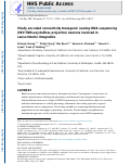 Cover page: Virally encoded connectivity transgenic overlay RNA sequencing (VECTORseq) defines projection neurons involved in sensorimotor integration