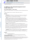 Cover page: Sex differences in the prehospital management of out-of-hospital cardiac arrest