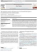 Cover page: The population genetics of Trypanosoma cruzi revisited in the light of the predominant clonal evolution model