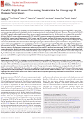 Cover page: Variable High-Pressure-Processing Sensitivities for Genogroup II Human Noroviruses