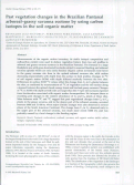 Cover page: Past vegetation changes in the Brazilian Pantanal arboreal–grassy savanna ecotone by using carbon isotopes in the soil organic matter