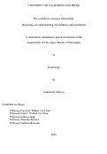 Cover page: The confidence-accuracy relationship: Deepening our understanding of confidence and uncertainty