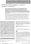 Cover page: Biomarkers of NAFLD progression: a lipidomics approach to an epidemic 1 [S]